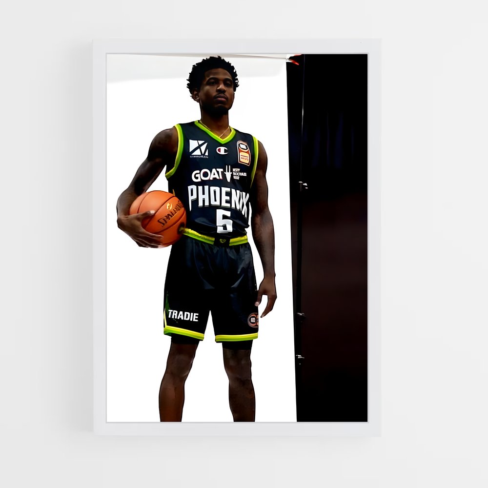 Poster Phoenix dans la Main – affiche Basketball (vue 3)
